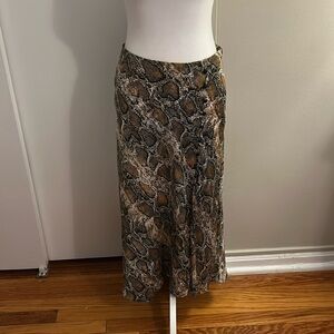 Zara maxi slip skirt